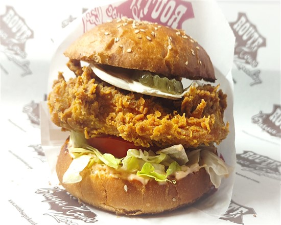 Chicken Goat Cheese Burger